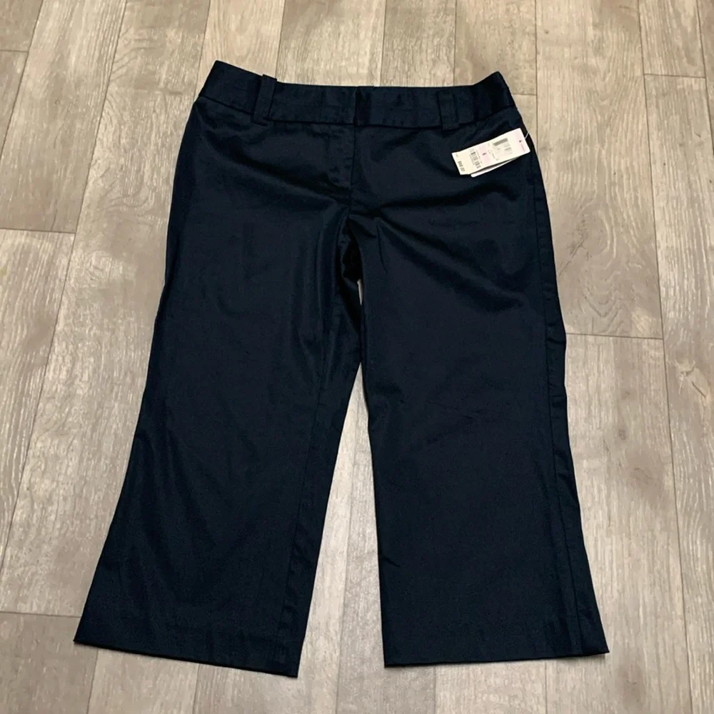 Womens NWT INC International Concepts Lycra Crop Straight‎ Leg Pants